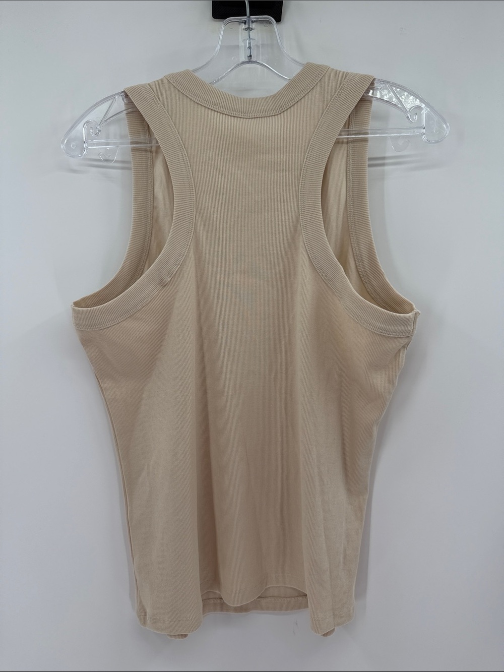 Pact Women's Ribbed Racerback Tank Top - Tan - Large - Picture 6 of 6